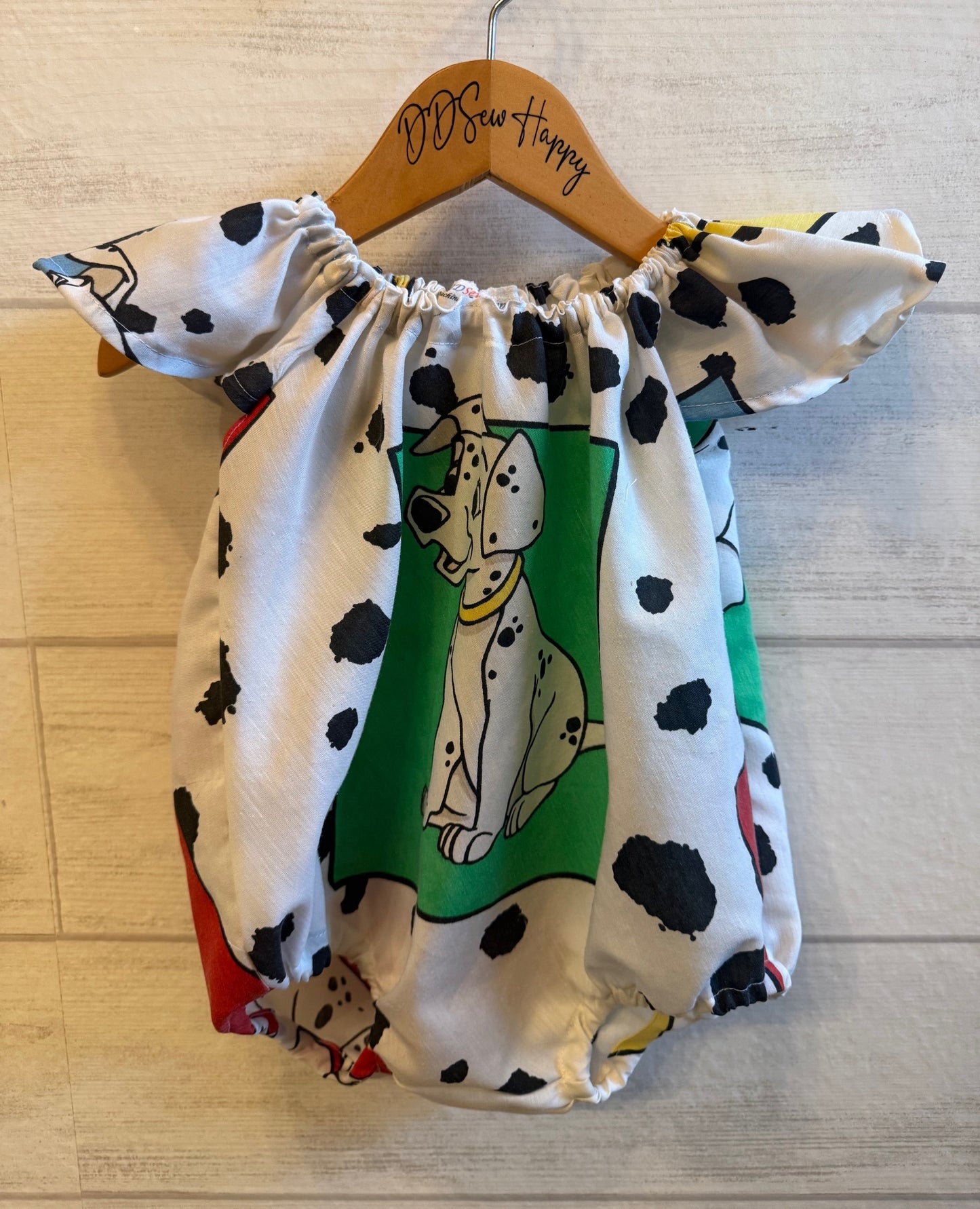 Infant & Toddler Girl's DISNEY 101 DALMATIAN INSPIRED Boho Style One Piece Romper