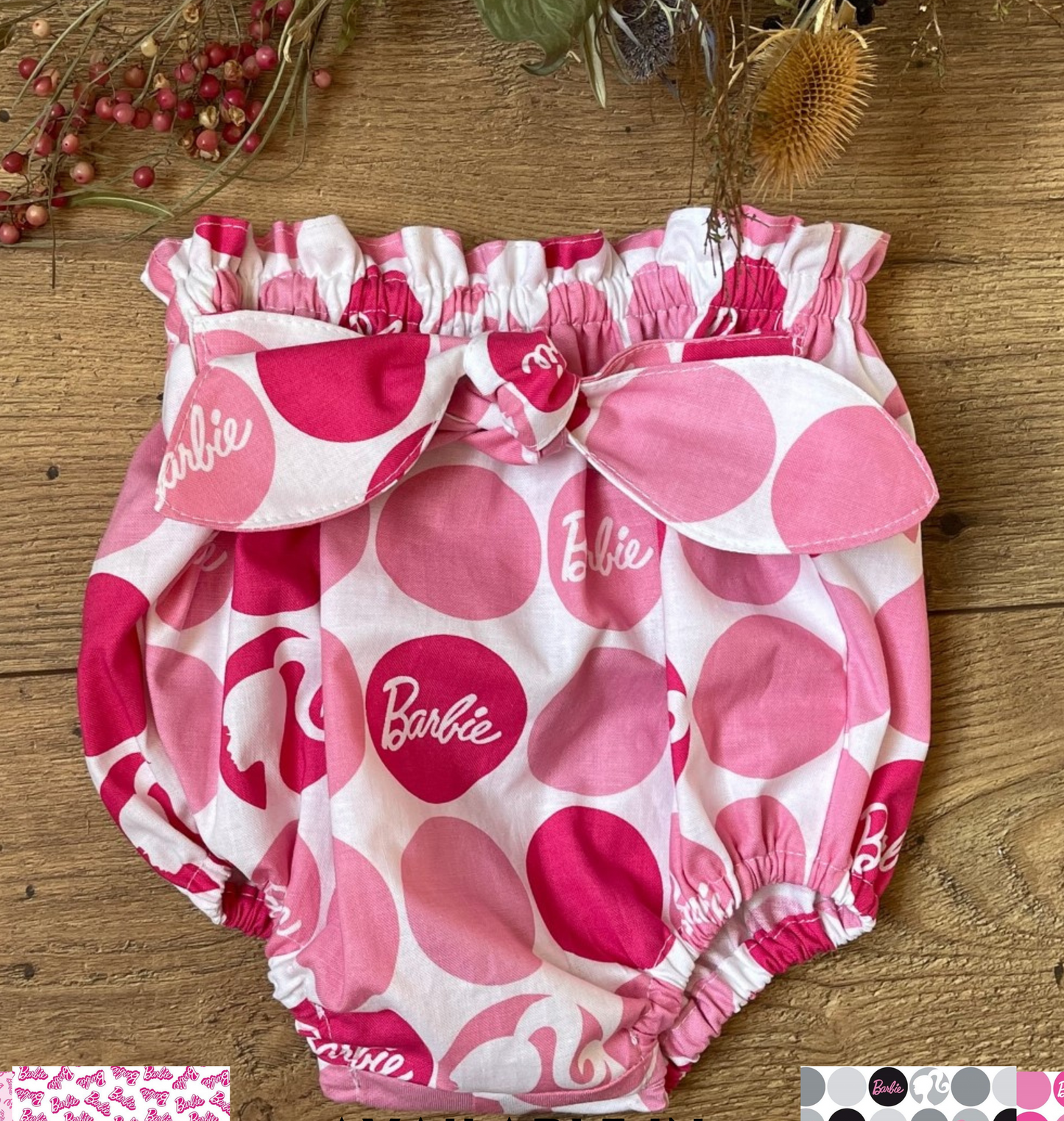 SALE Baby Diaper Covers Barbie Girls Infant & Toddler Boho Style High Rise Bloomers 