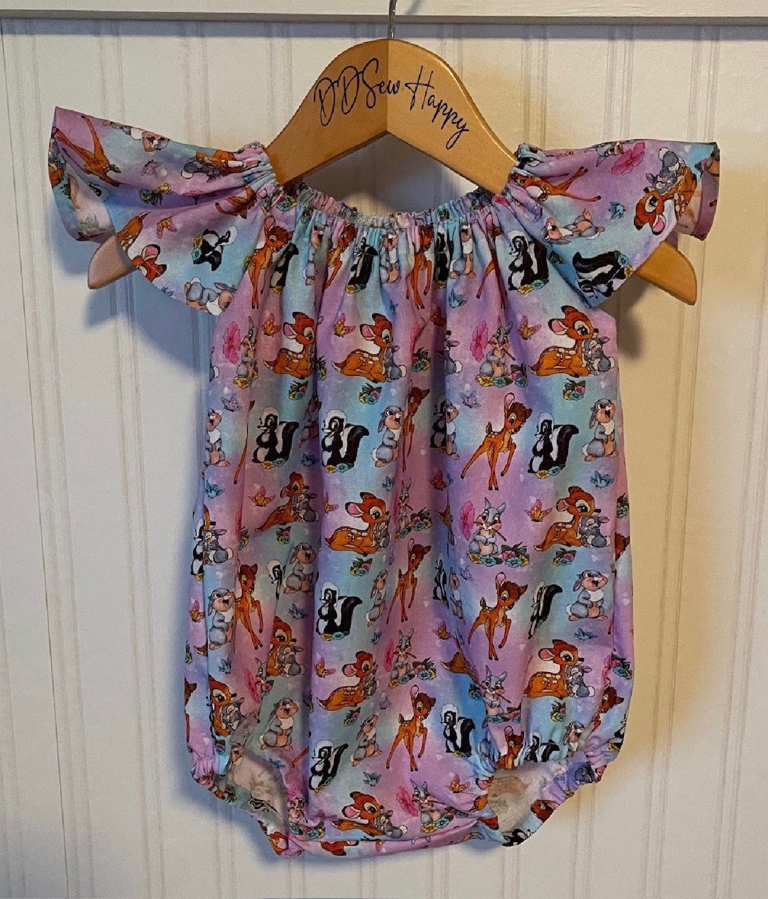 Infant & Toddler Girl's BAMBI Inspired Boho Style One Piece Romper