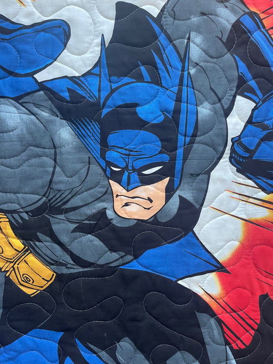 SUPERHERO BATMAN Inspired Quilted Blanket