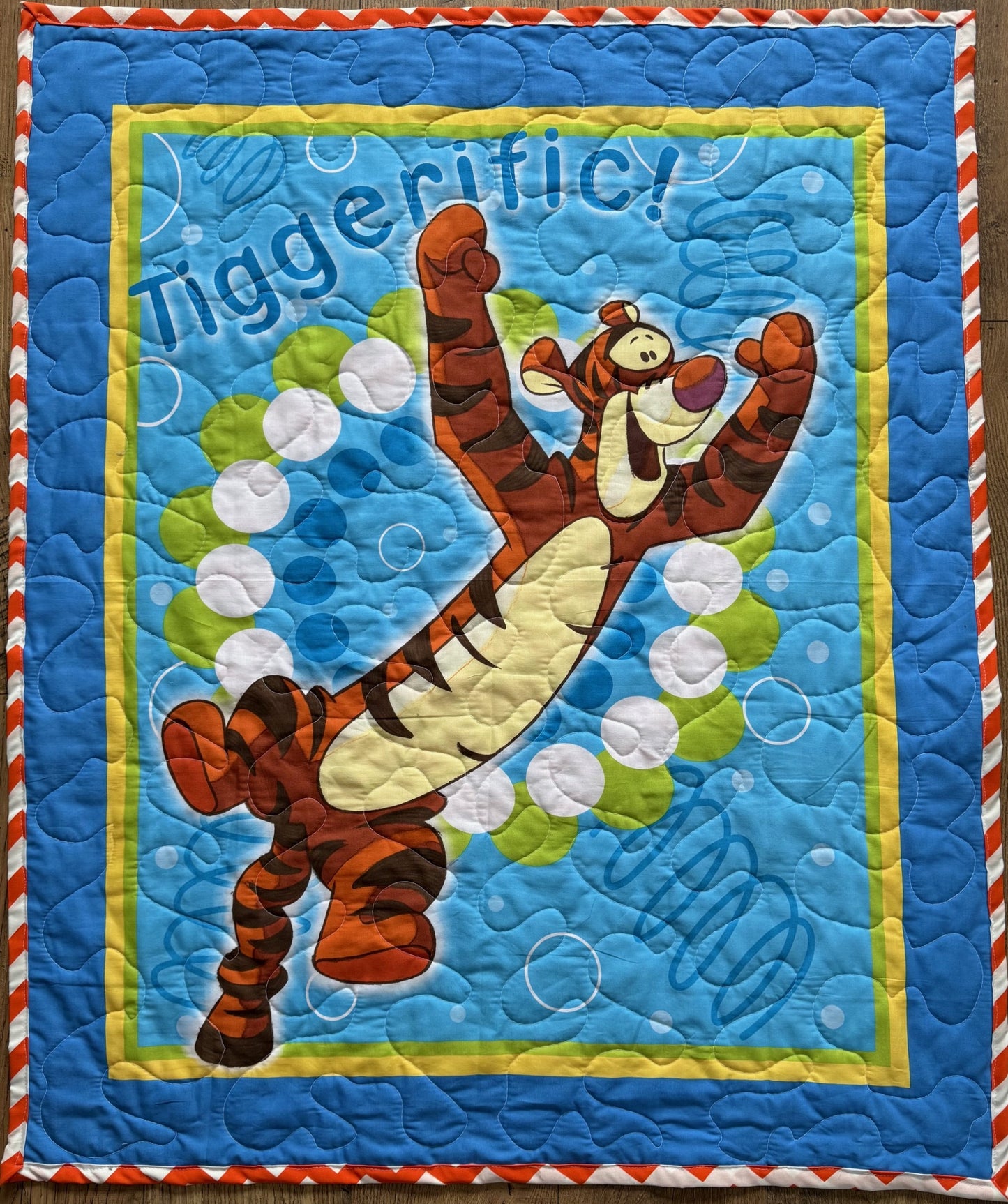 TIGGERIFFIC! TIGGER Inspired Quilted Blanket