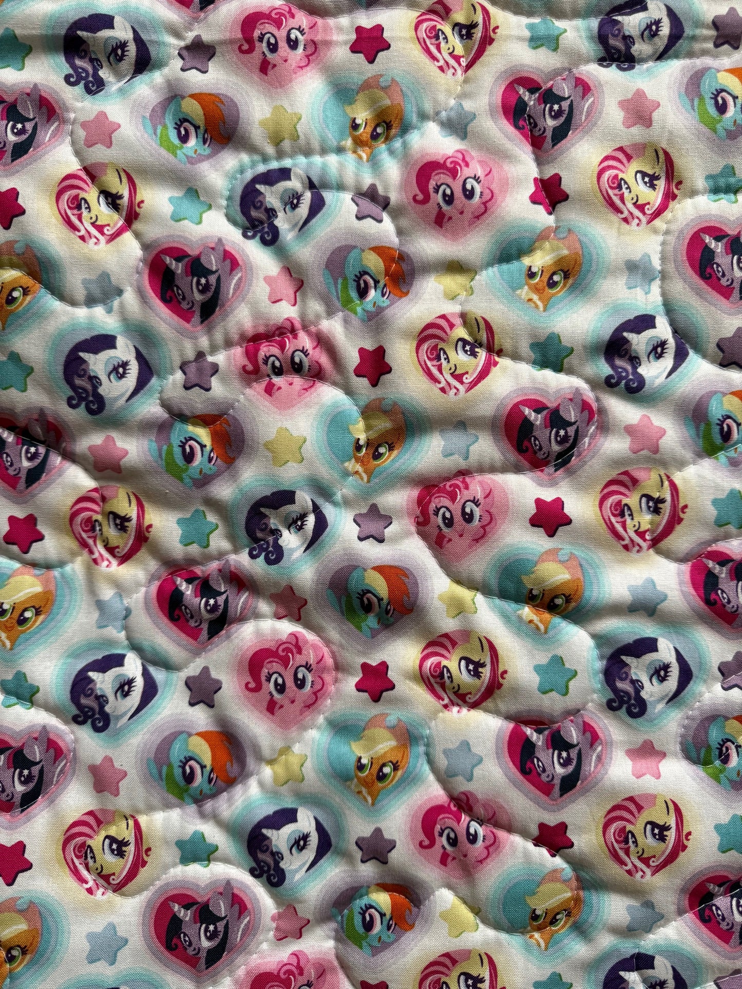 MY LITTLE PONY *SAY YES TO ADVENTURE* INSPIRED QUILTED BLANKET