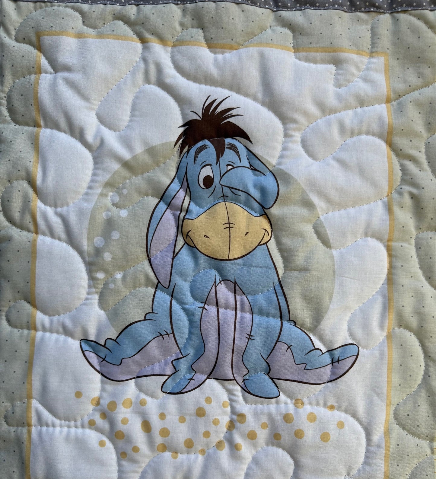 POOH, EEYORE, PIGLET, TIGGER Inspired Quilted Blanket
