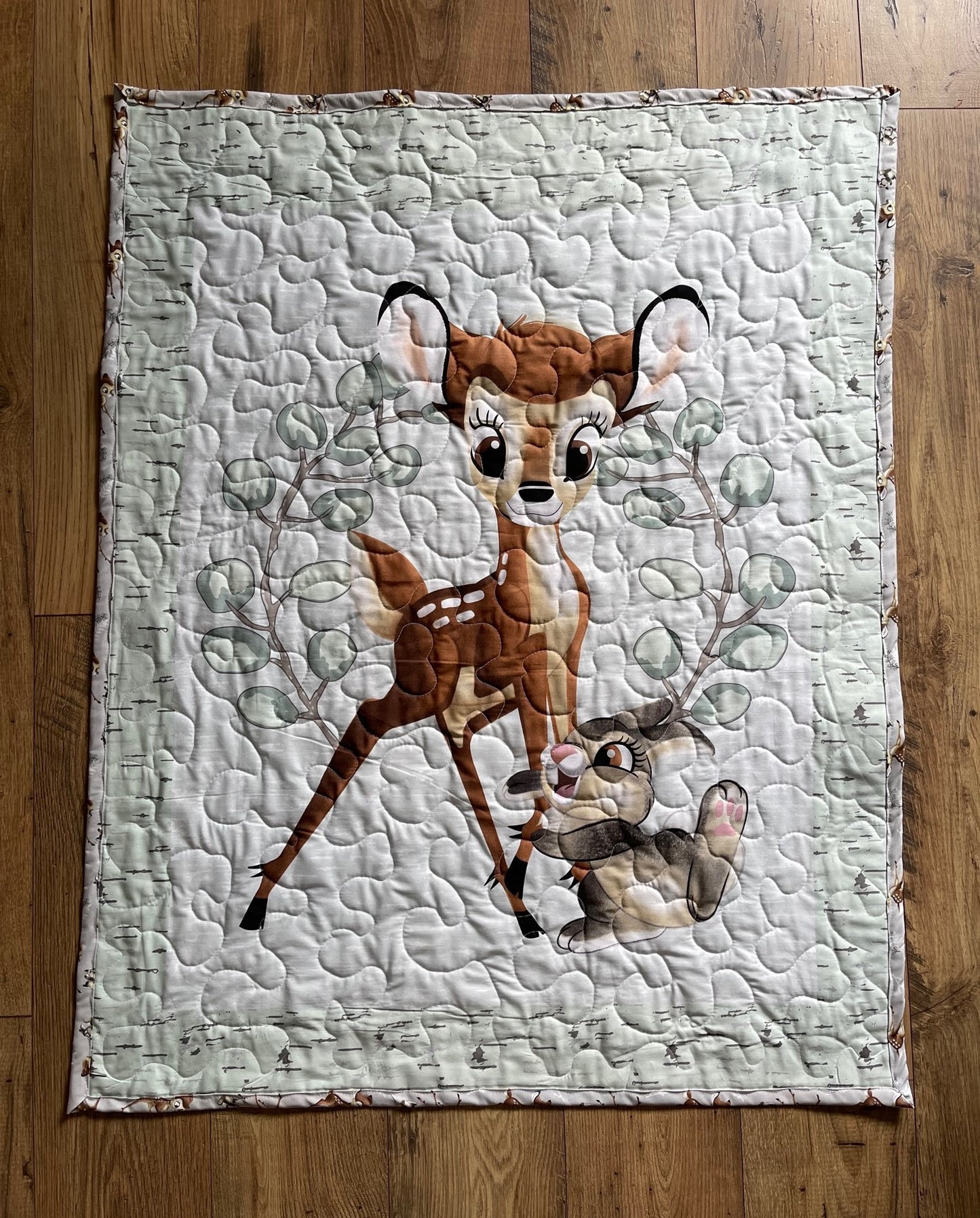 BAMBI & THUMPER Quilted Blanket