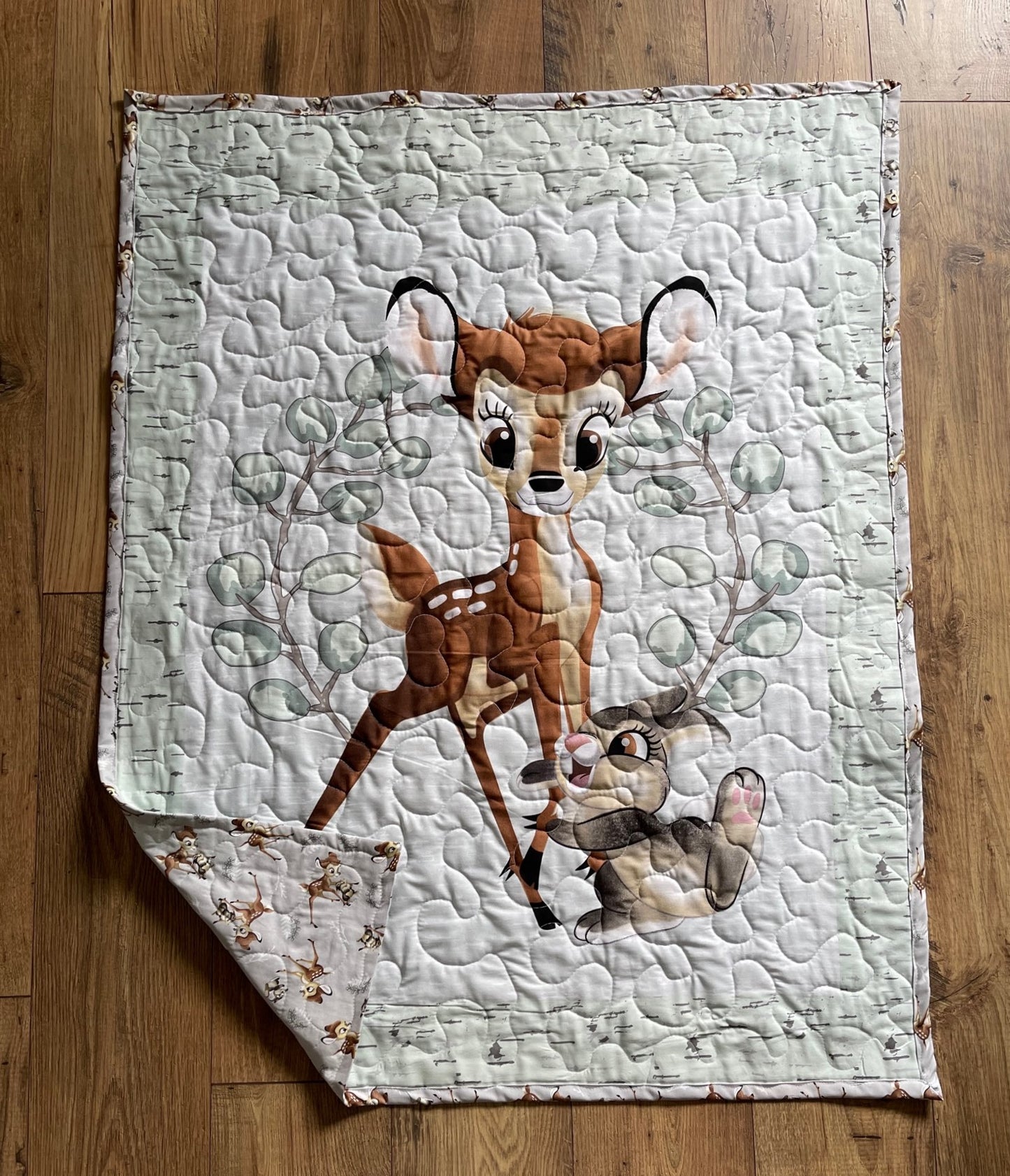 BAMBI & THUMPER Quilted Blanket