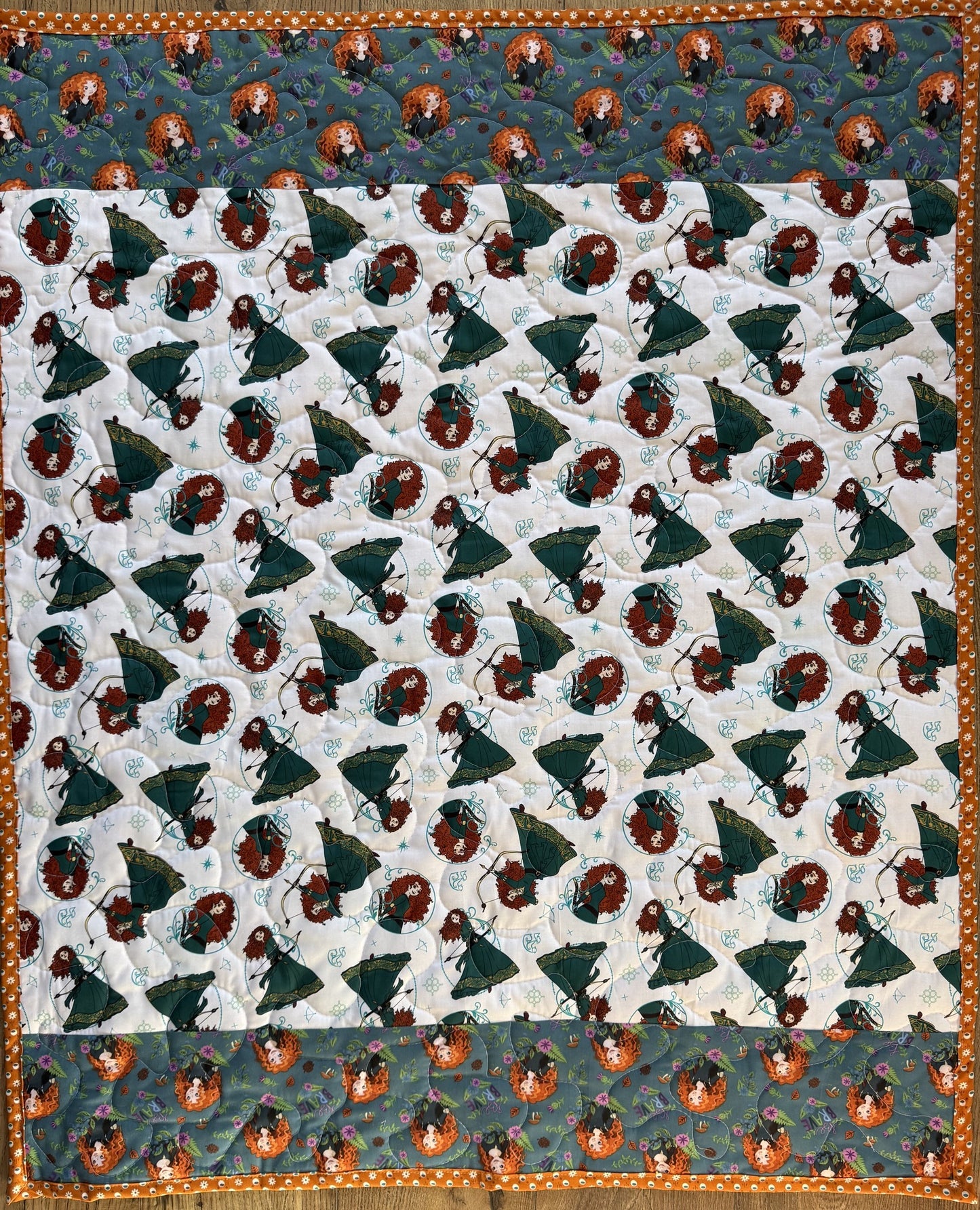 MERIDA BRAVE BE YOUR OWN HERO Quilted Blanket