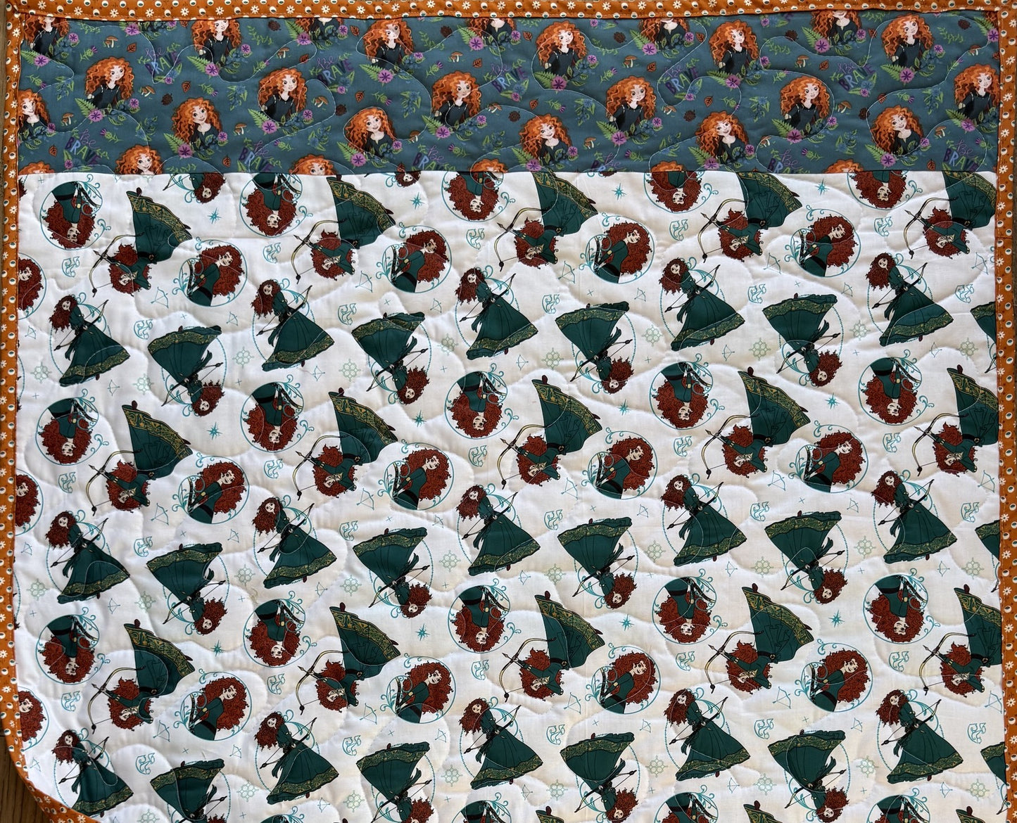 MERIDA BRAVE BE YOUR OWN HERO Quilted Blanket