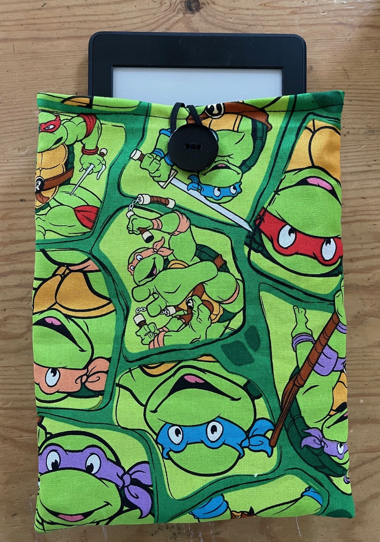 TEENAGE MUTANT NINJA TURTLES KINDLE SLEEVE Padded Pouch fits 6" 7" Models