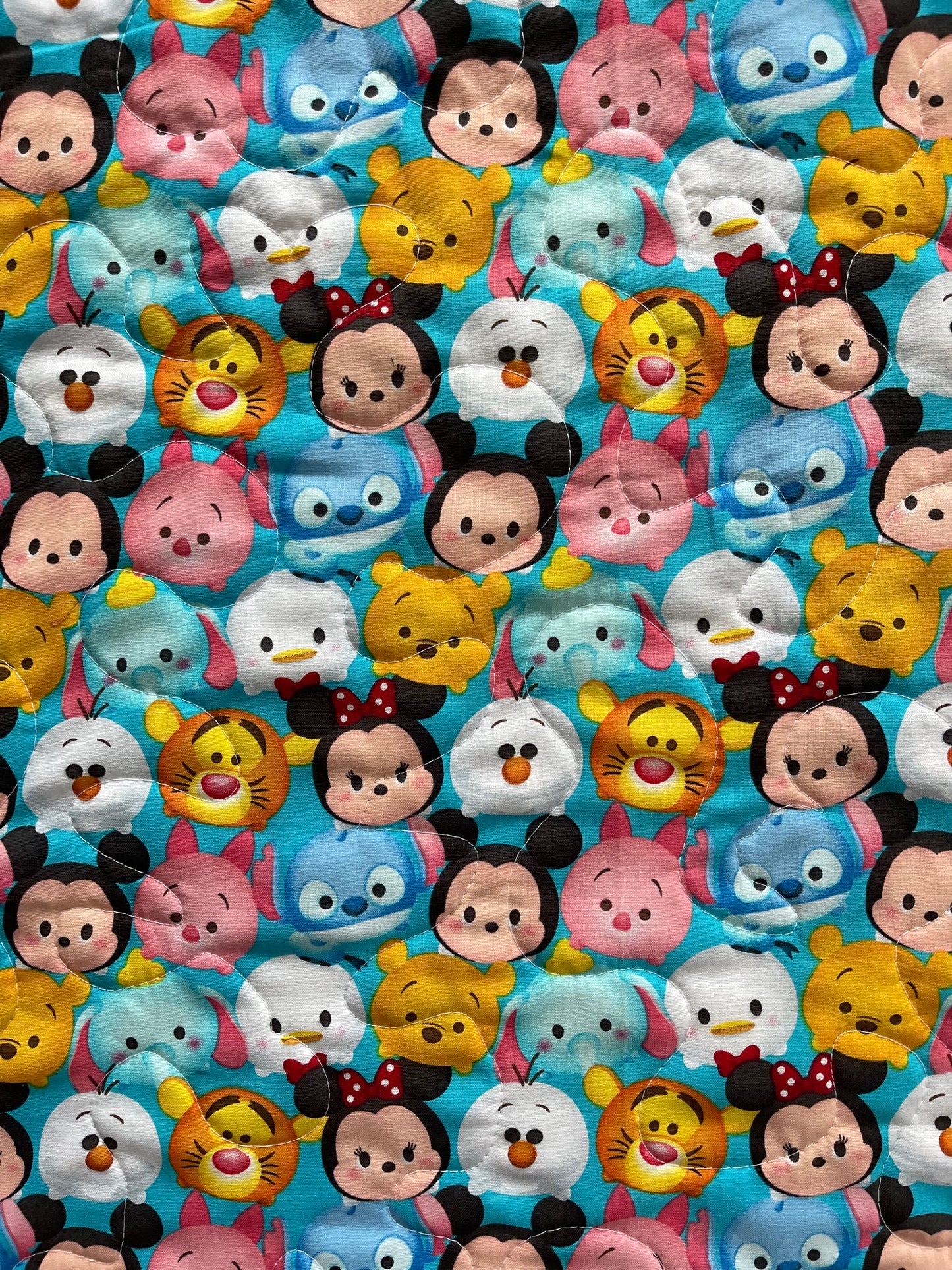 DISNEY CHARACTERS TSUM TSUM 36"X44"Quilted Blanket