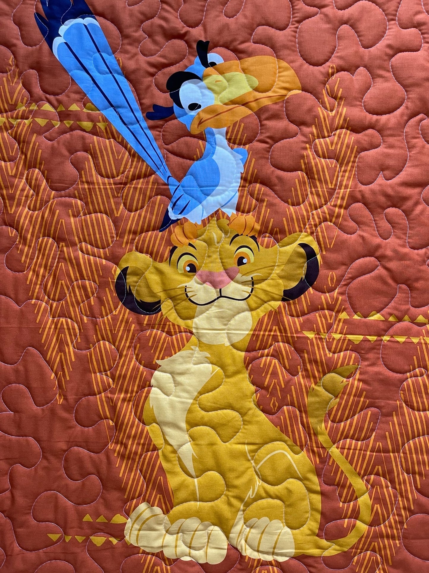 THE LION KING Inspired Baby Child Quilted Blanket