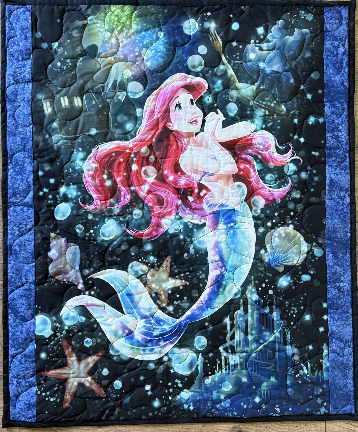 MERMAID DINGLEHOPPER INSPIRED Quilted Blanket