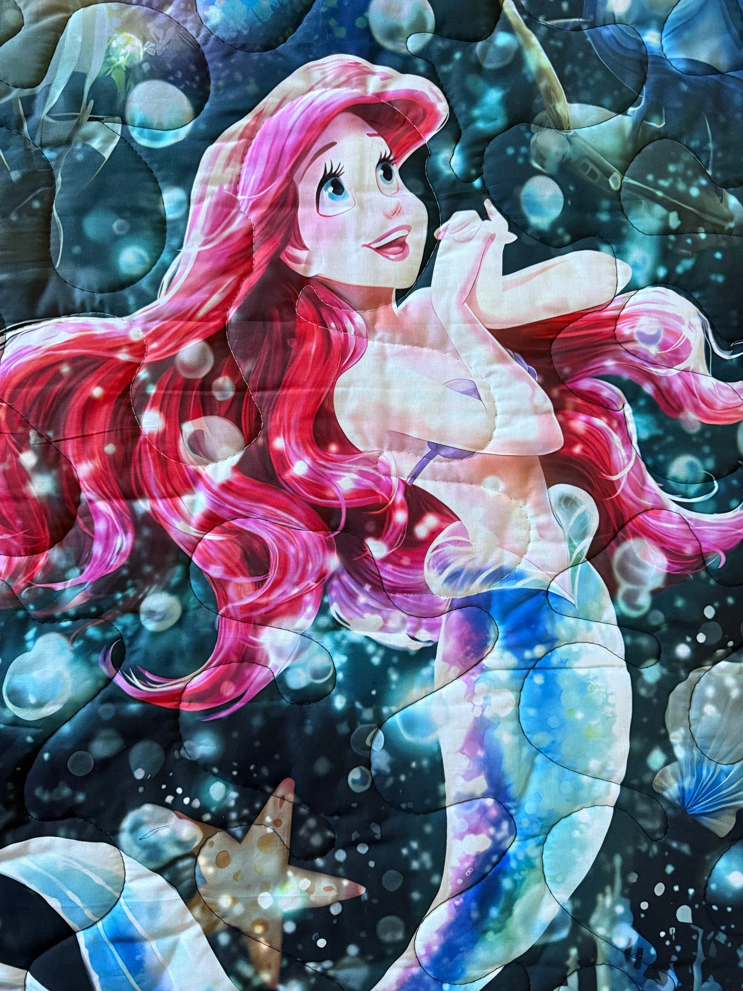 MERMAID DINGLEHOPPER INSPIRED Quilted Blanket