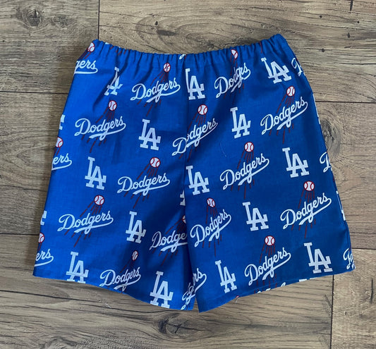 Boys Board Shorts ALL BASEBALL TEAMS AVAILABLE Inspired LA DODGERS SAMPLE Sizes 3Months-6Years