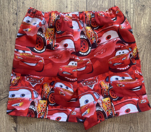 Boys CARS LIGHTNING Mc QUEEN 95 INSPIRED SHORTS