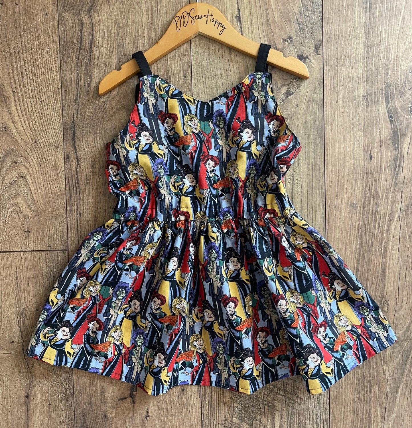 Girls and Toddlers HALLOWEEN SANDERSON SISTERS Inspired Boho Style Twirl Dress