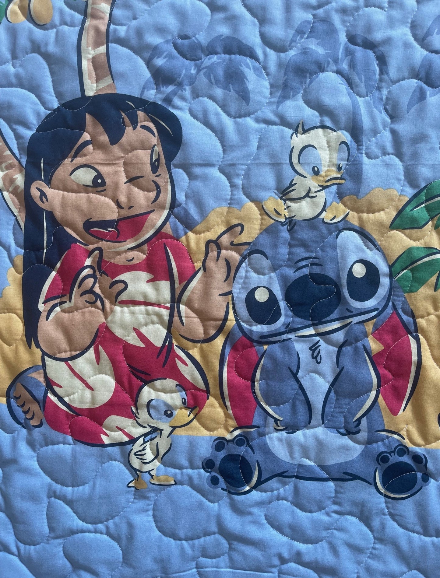 LILO & STITCH HAWAIIAN NIGHTS INSPIRED 36"X44" Quilted Blanket