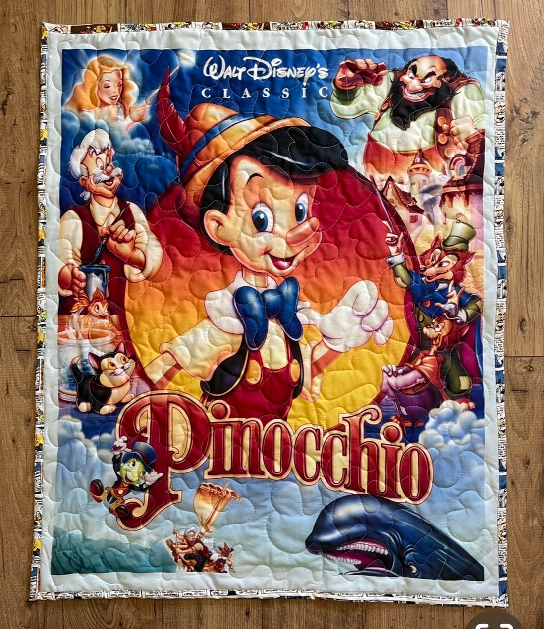 CLASSIC PINOCCHIO Quilted Blanket