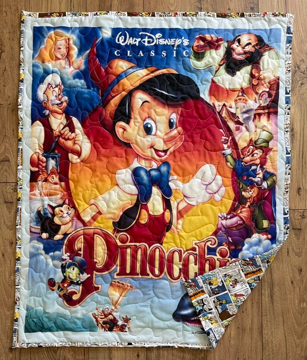 CLASSIC PINOCCHIO Quilted Blanket