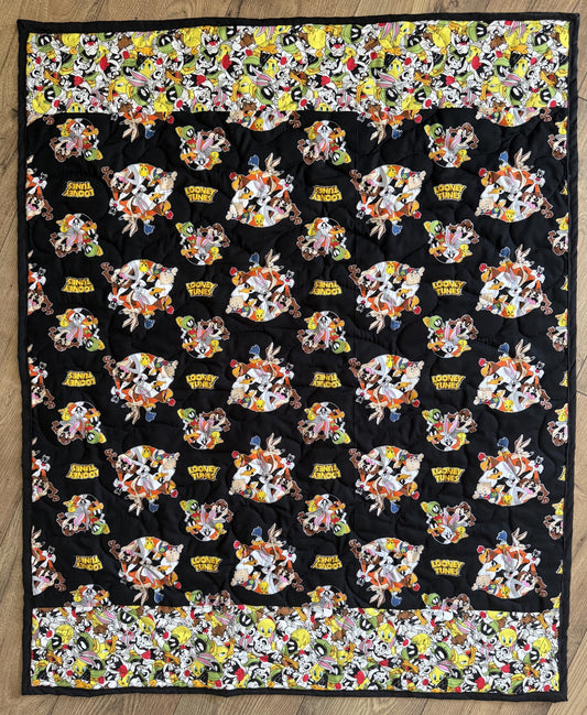 LOONEY TUNES CARTOON Inspired Quilted Blanket