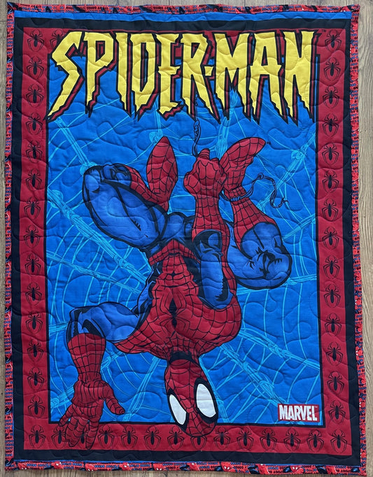 THE AMAZING SPIDER-MAN SPIDEY SENSE Inspired QUILTED BLANKET