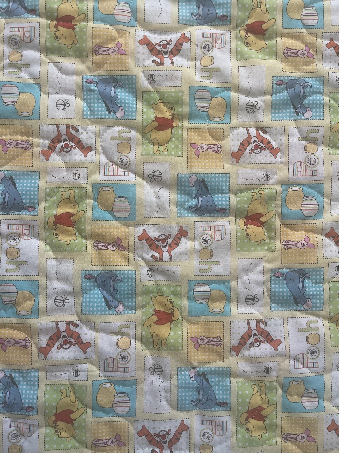 WINNIE THE POOH & TIGGER WE'RE JUST BUZZING ALONG Inspired Quilted Blanket