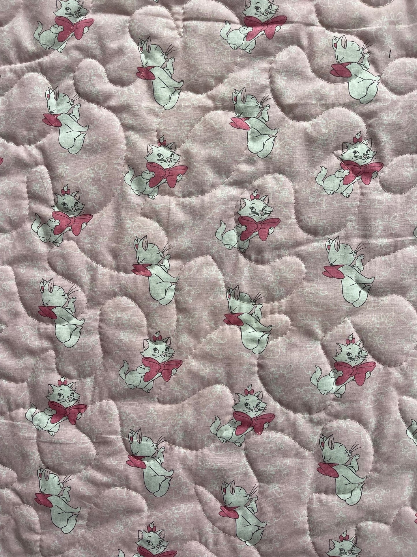 Walt Disney's THE ARISTOCATS Inspired Quilted Blanket Cats Marie