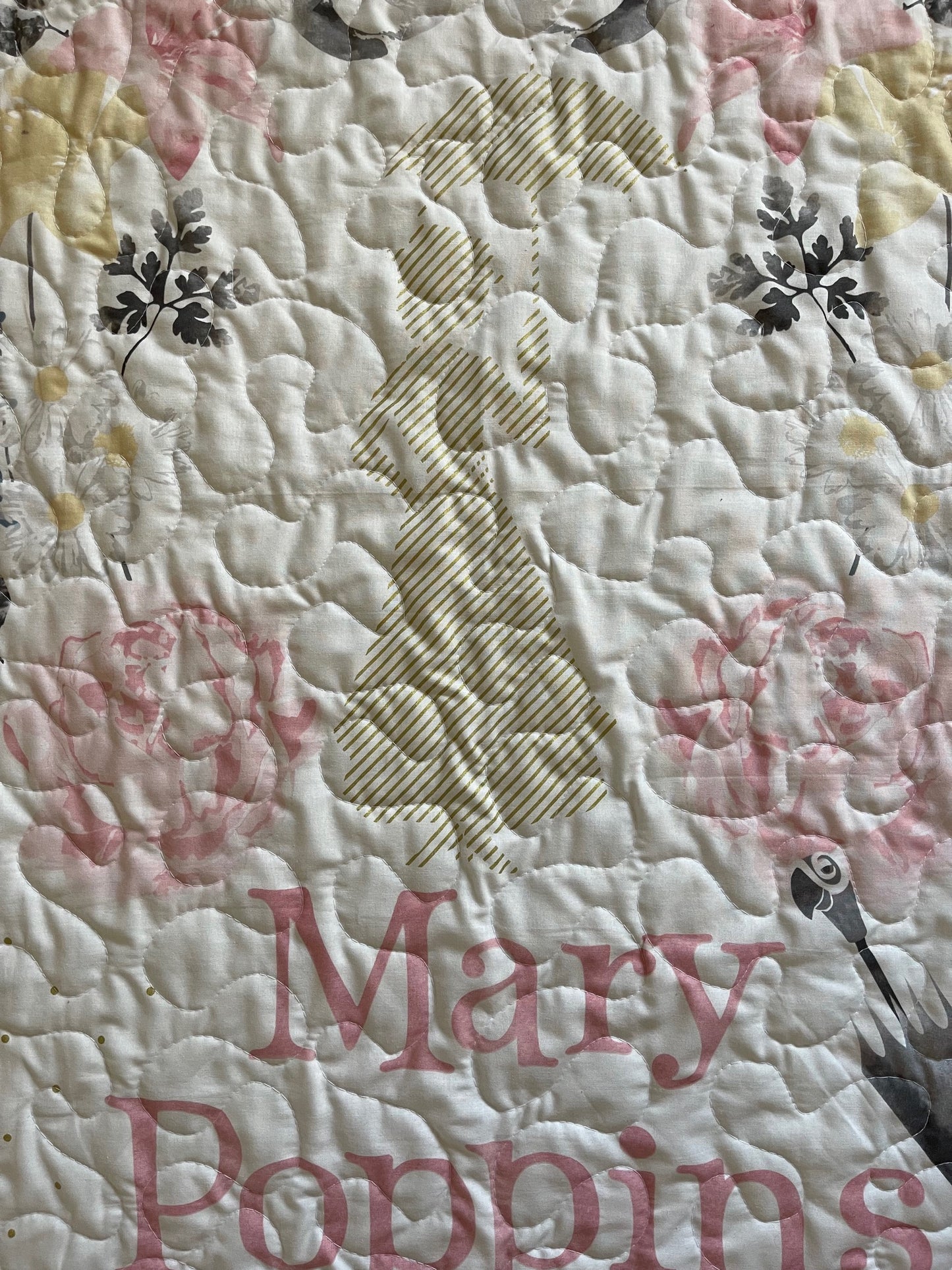 DISNEY CLASSIC MARY POPPINS Inspired QUILTED BLANKET