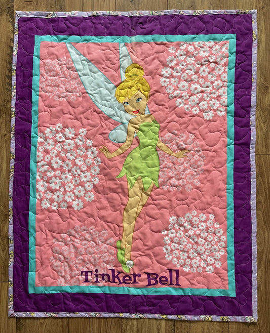 TINKER BELL QUILTED BLANKET