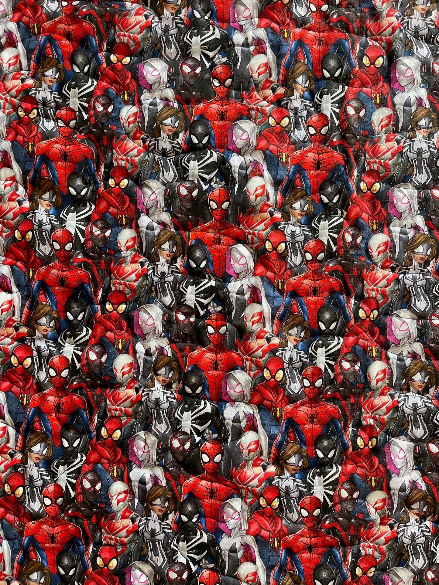 THE AMAZING SPIDER-MAN & SPIDEY FRIENDS Inspired REVERSIBLE QUILTED BLANKET