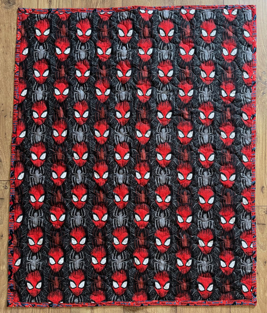 THE AMAZING SPIDER-MAN Inspired REVERSIBLE QUILTED BLANKET