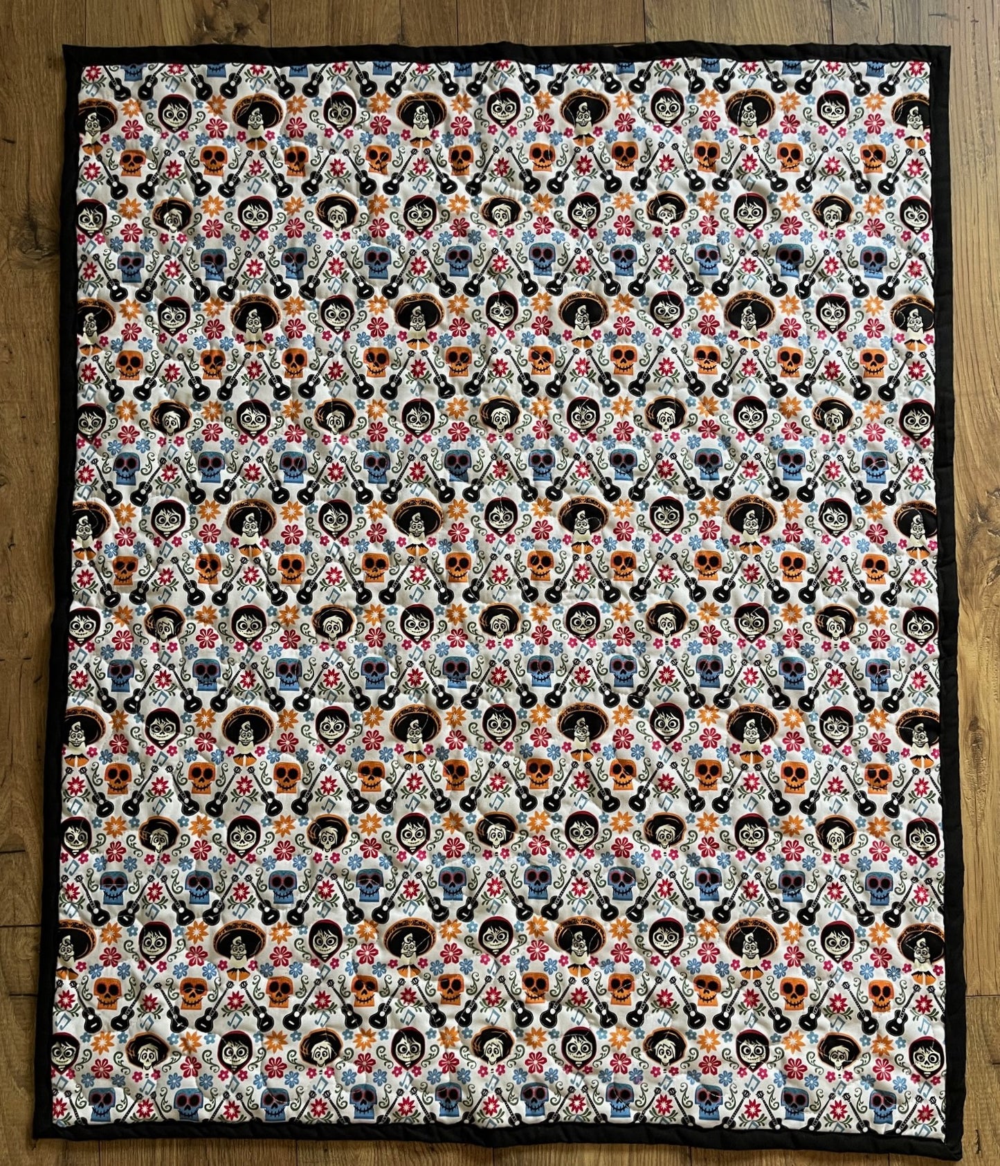 COCO CHARACTERS Día de los Muertos Day of the Dead Inspired QUILTED BLANKET