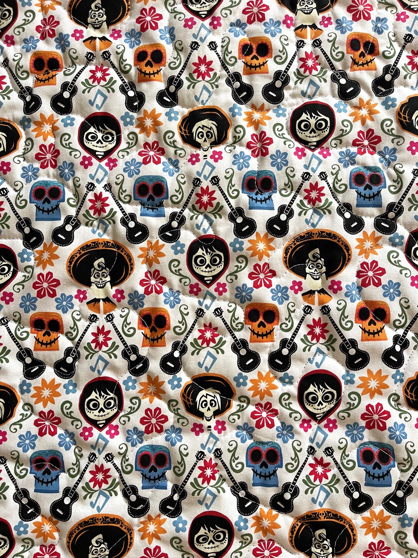COCO CHARACTERS Día de los Muertos Day of the Dead Inspired QUILTED BLANKET