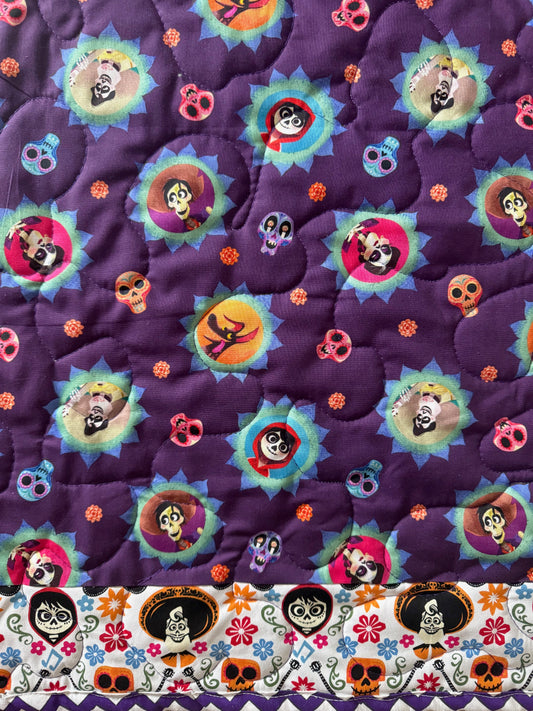 COCO MOVIE Día de los Muertos Day of the Dead Inspired QUILTED BLANKET
