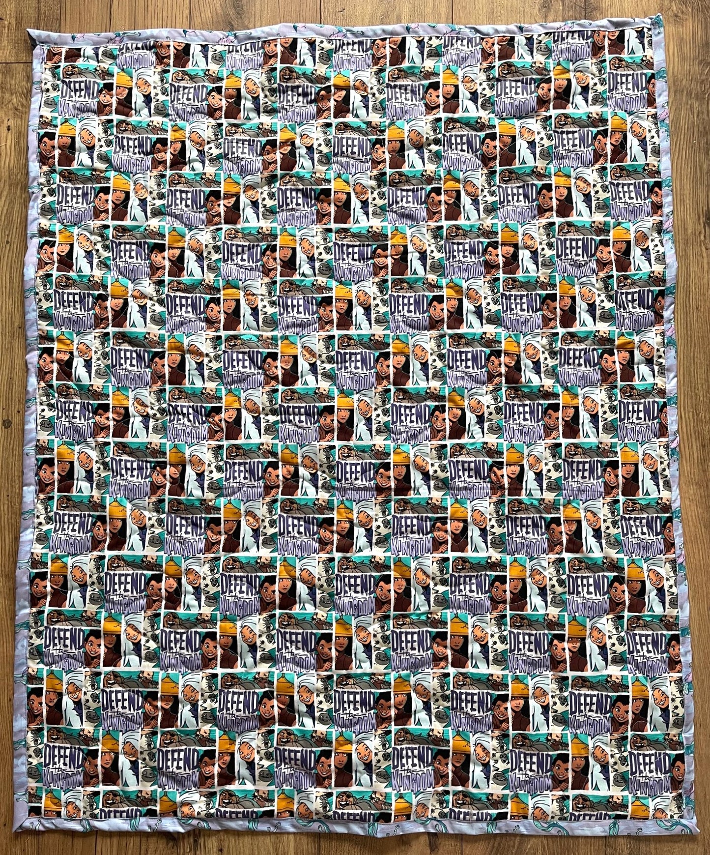 RAYA AND THE DRAGON SISU BACKING Quilted Blanket