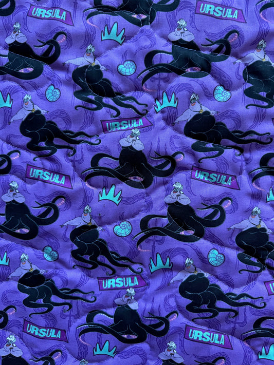 URSULA SEA WITCH Quilted Blanket
