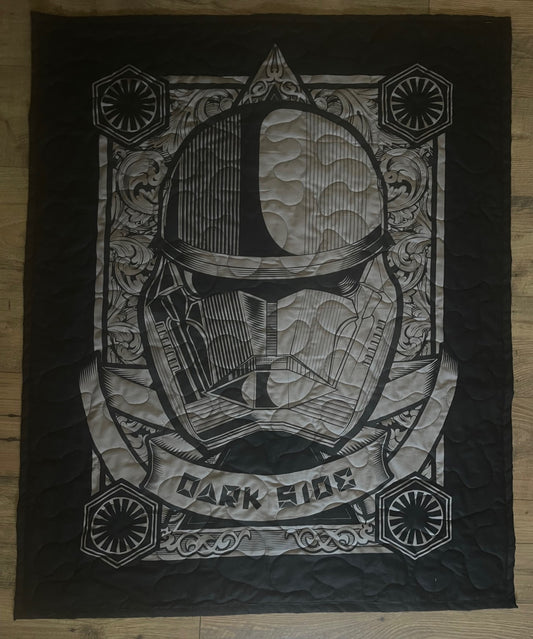 STAR WARS DARK SIDE INSPIRED VILLAIN QUILTED BLANKET