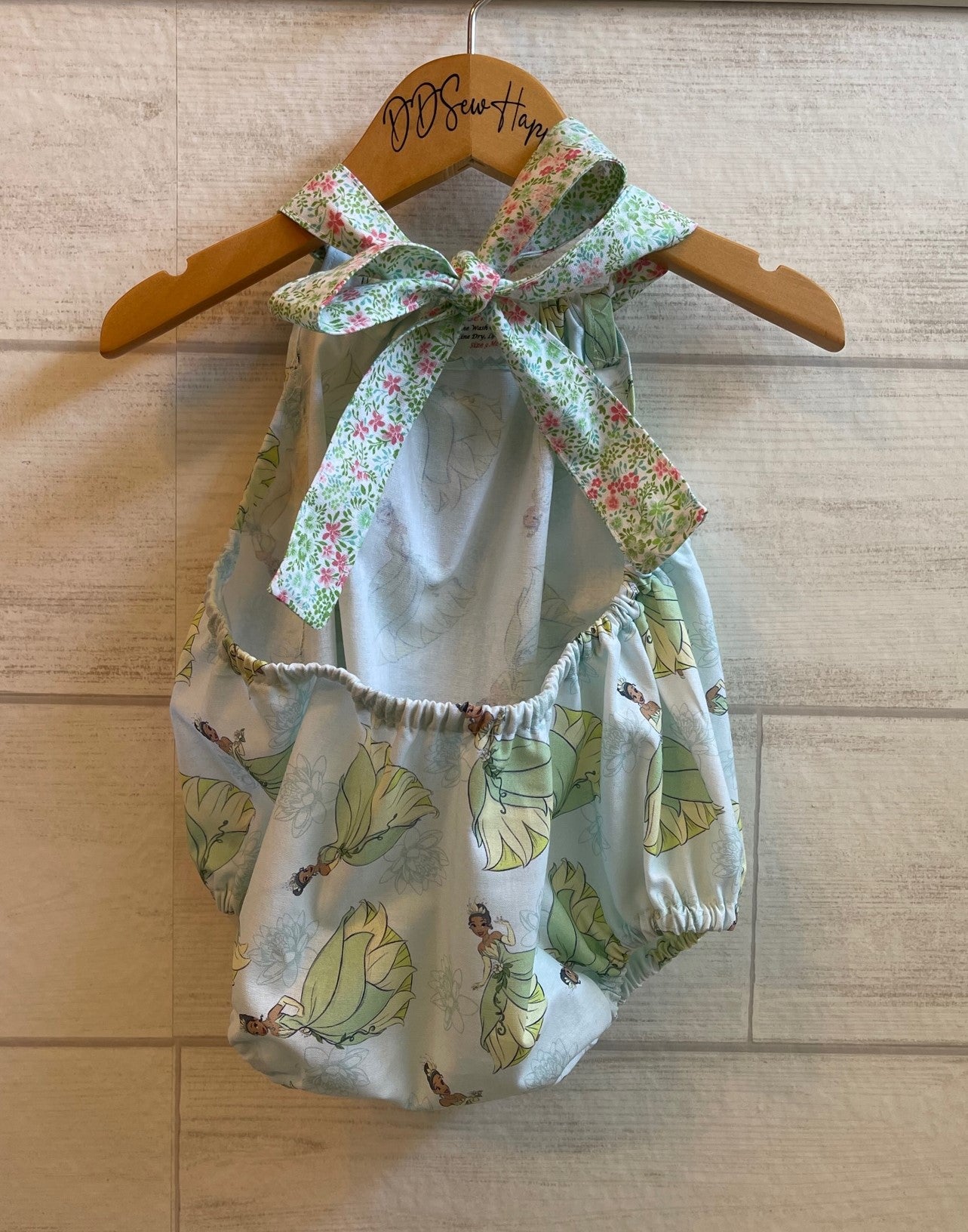 Infant & Toddler Girl's Tiana *PRINCESS AND THE FROG* Sunsuit Halter Top Romper