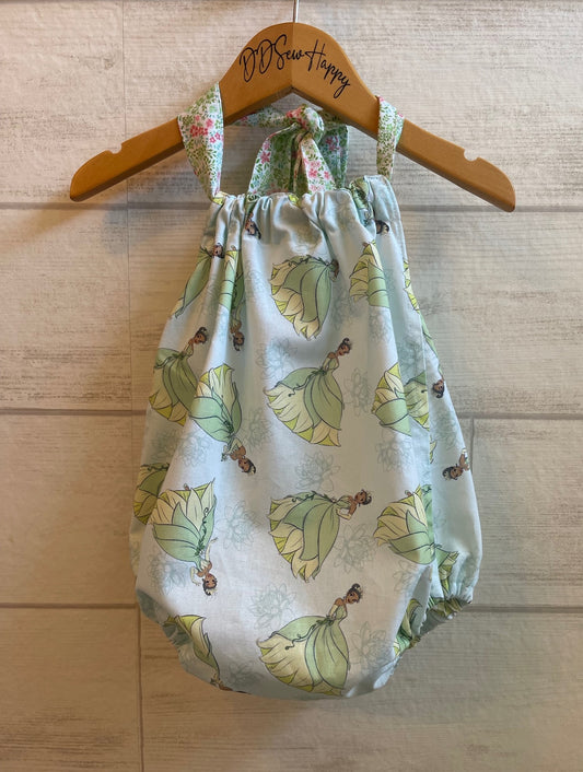 Infant & Toddler Girl's Tiana *PRINCESS AND THE FROG* Sunsuit Halter Top Romper