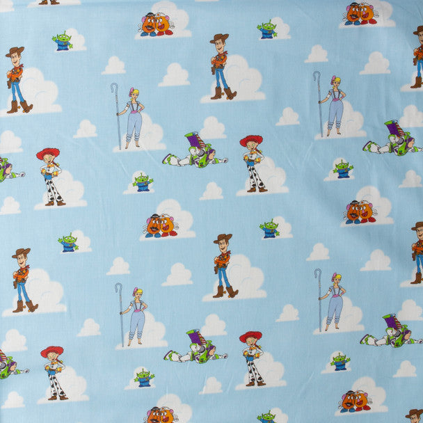 Girls, Infant and Toddlers TOY STORY CHARACTERS LT BLUE Boho Style Sundress with Shoulder Ties