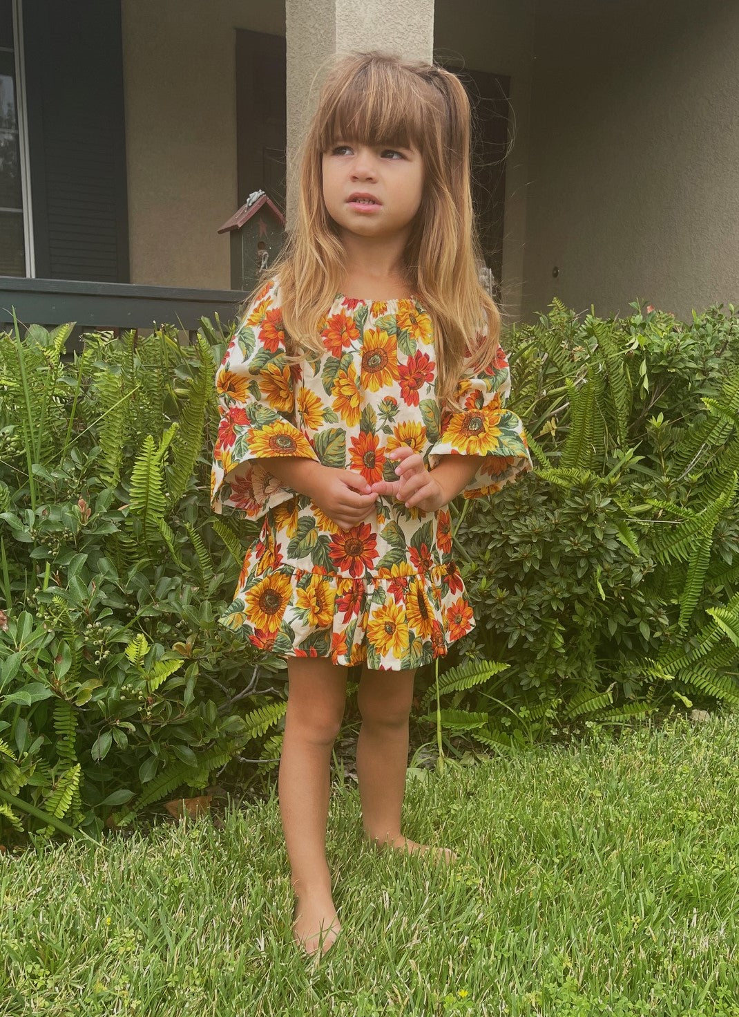 boho sunflower dress Sunflower Boho Maxi Dress