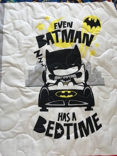 SUPERHEROES DC BABIES IN TRAINING Quilted Blanket