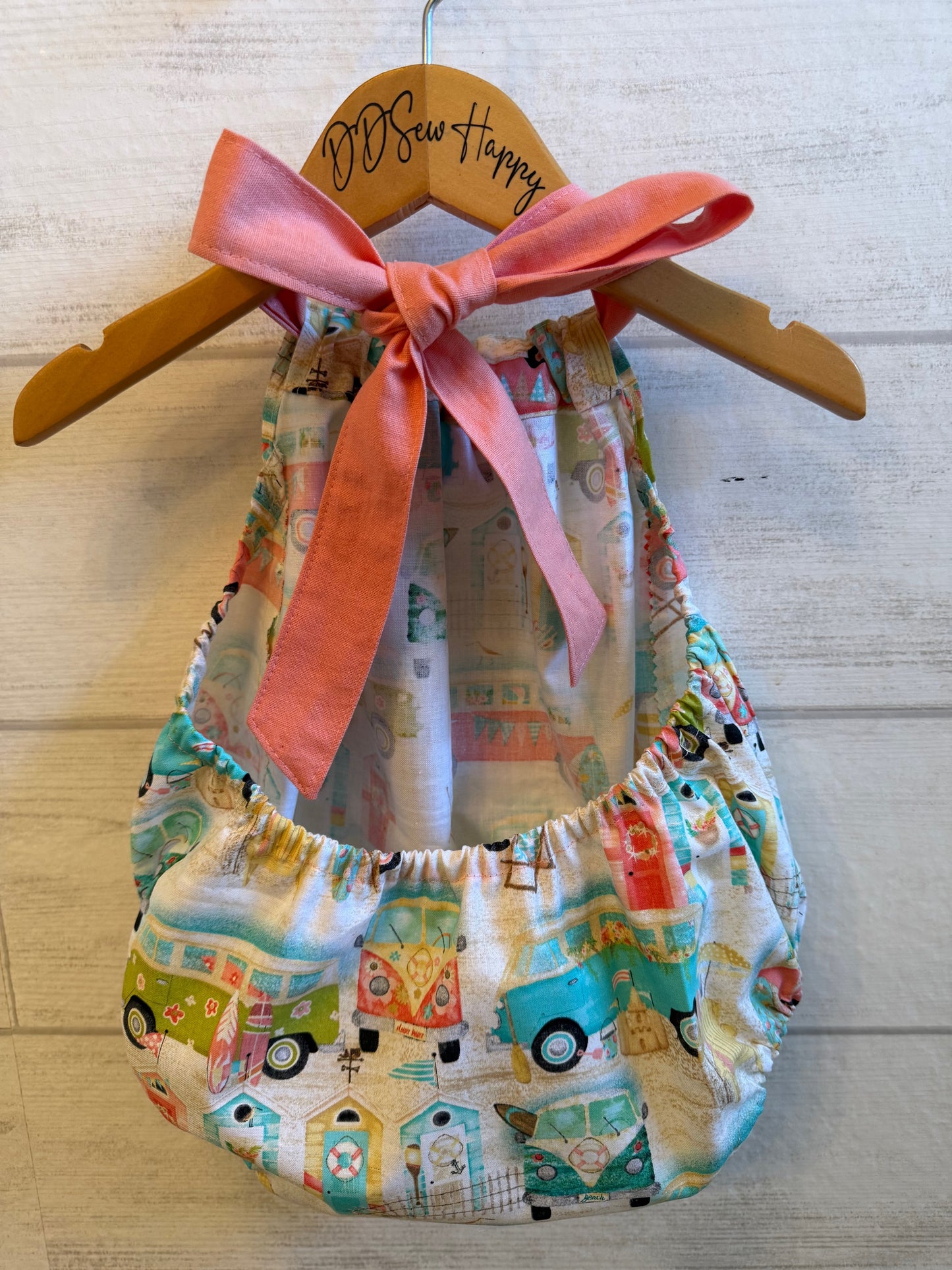 Infant & Toddler Girl's SUMMER DAYS BEACHY VW VAN Sunsuit Halter Top Romper