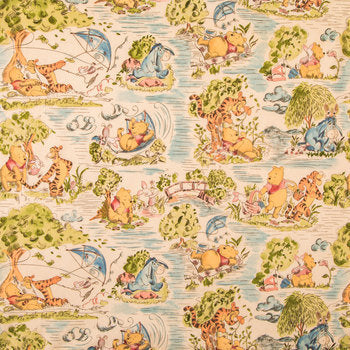 Girls, Infant and Toddlers VINTAGE WINNIE THE POOH BLUSTERY DAY Boho Style Sundress with Shoulder Ties