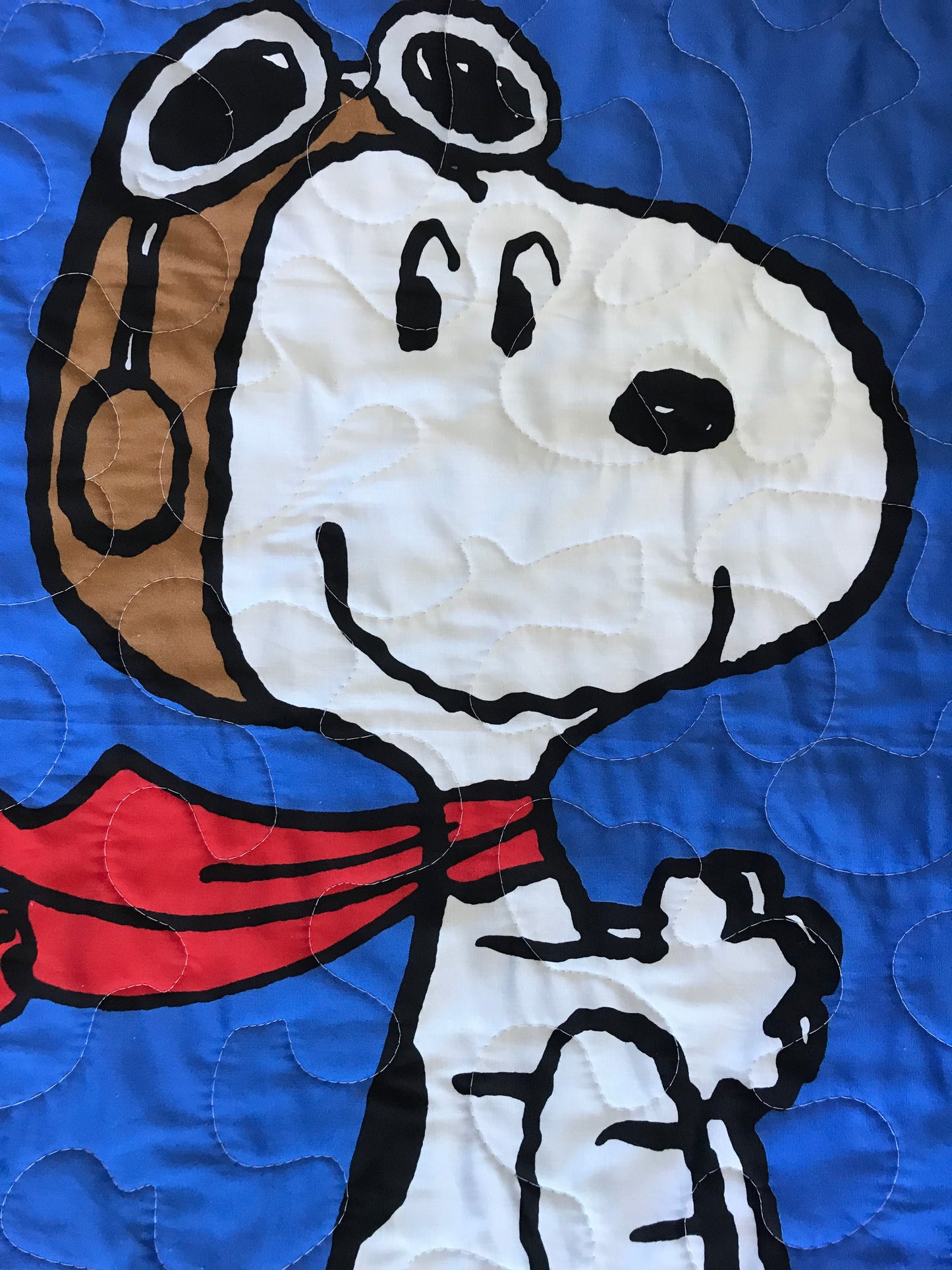 PEANUTS SNOOPY RED BARON Inspired "SNOOPY FLYING ACE" Quilted Blanket 36"X44"