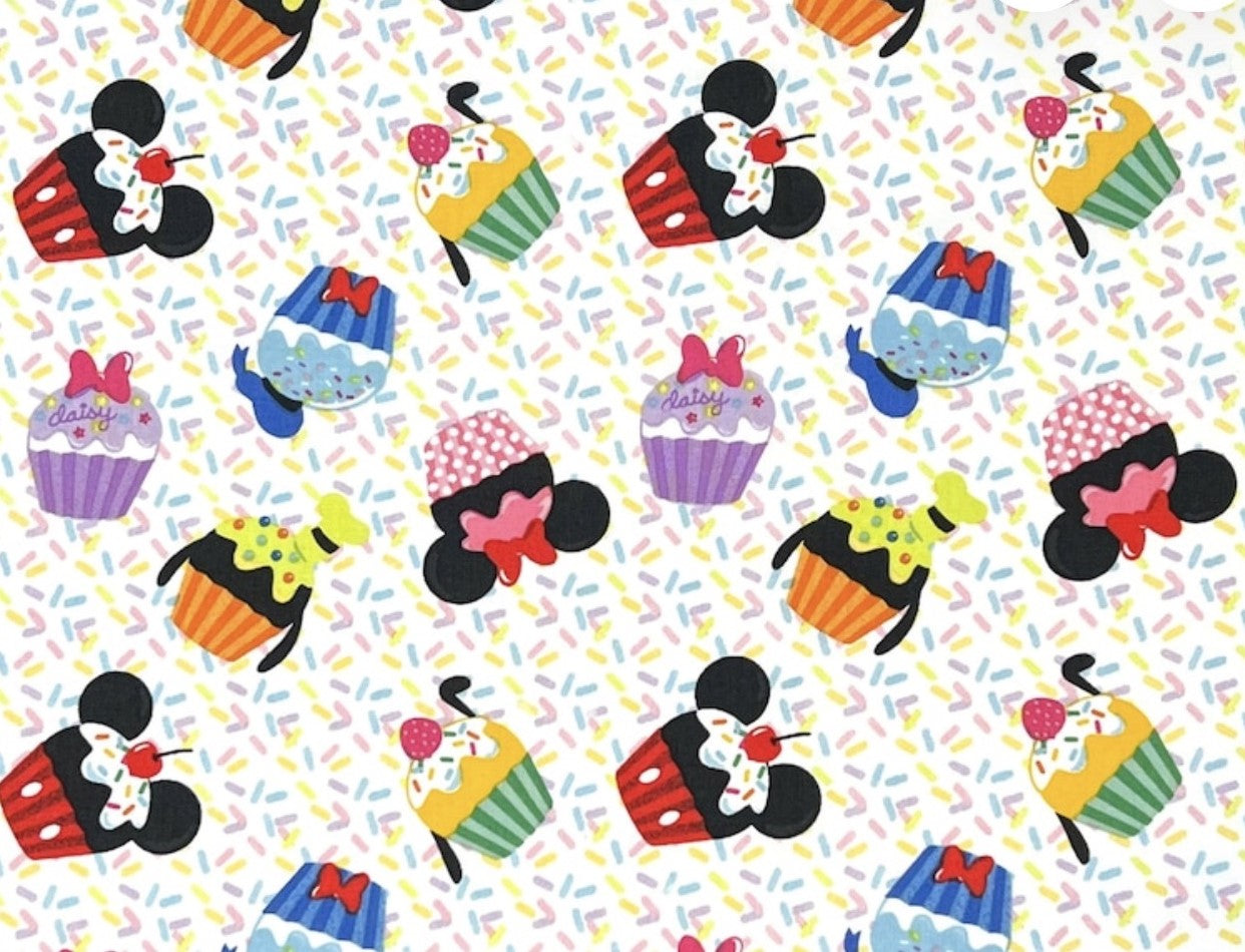 Girls and Toddlers BIRTHDAY SPRINKLES CHARACTERS CUP CAKES Inspired Boho Style Sundress with Shoulder Ties
