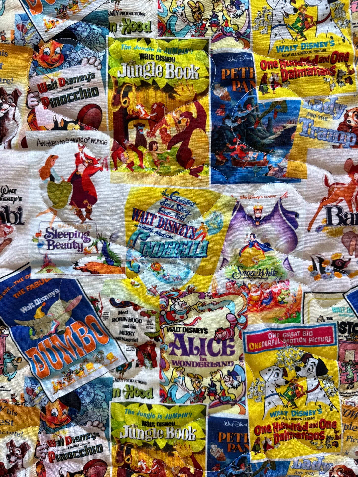 CLASSICS CARTOON MOVIE POSTERS Inspired Quilted Blanket