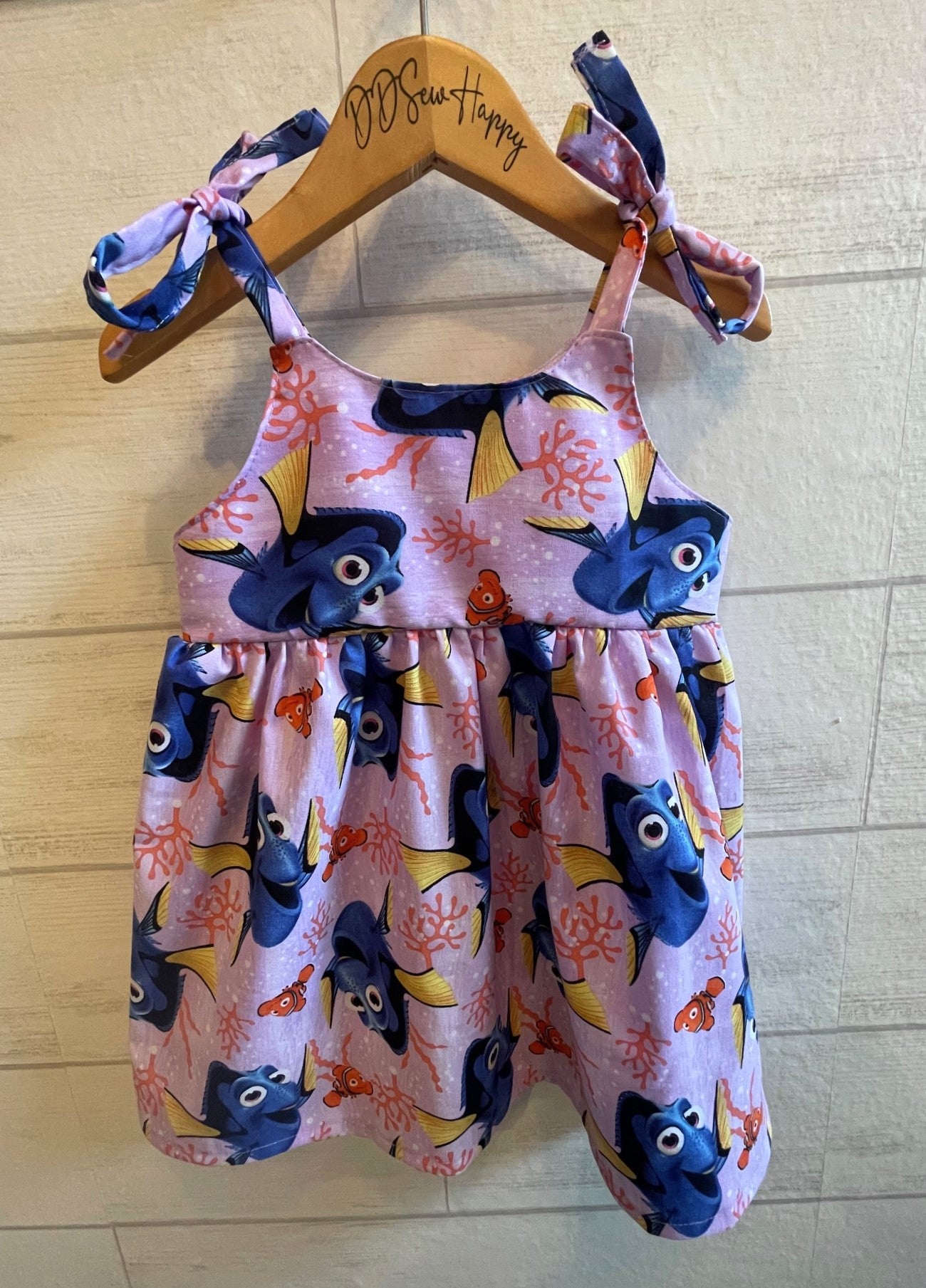 Girls, Infant and Toddlers FINDING DORY INSPIRED Purple Boho Style Sundress