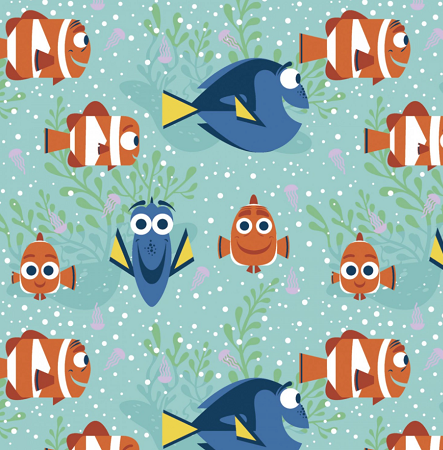 Infant & Toddler Girl's FINDING DORY & NEMO Inspired Boho Style One Piece Romper