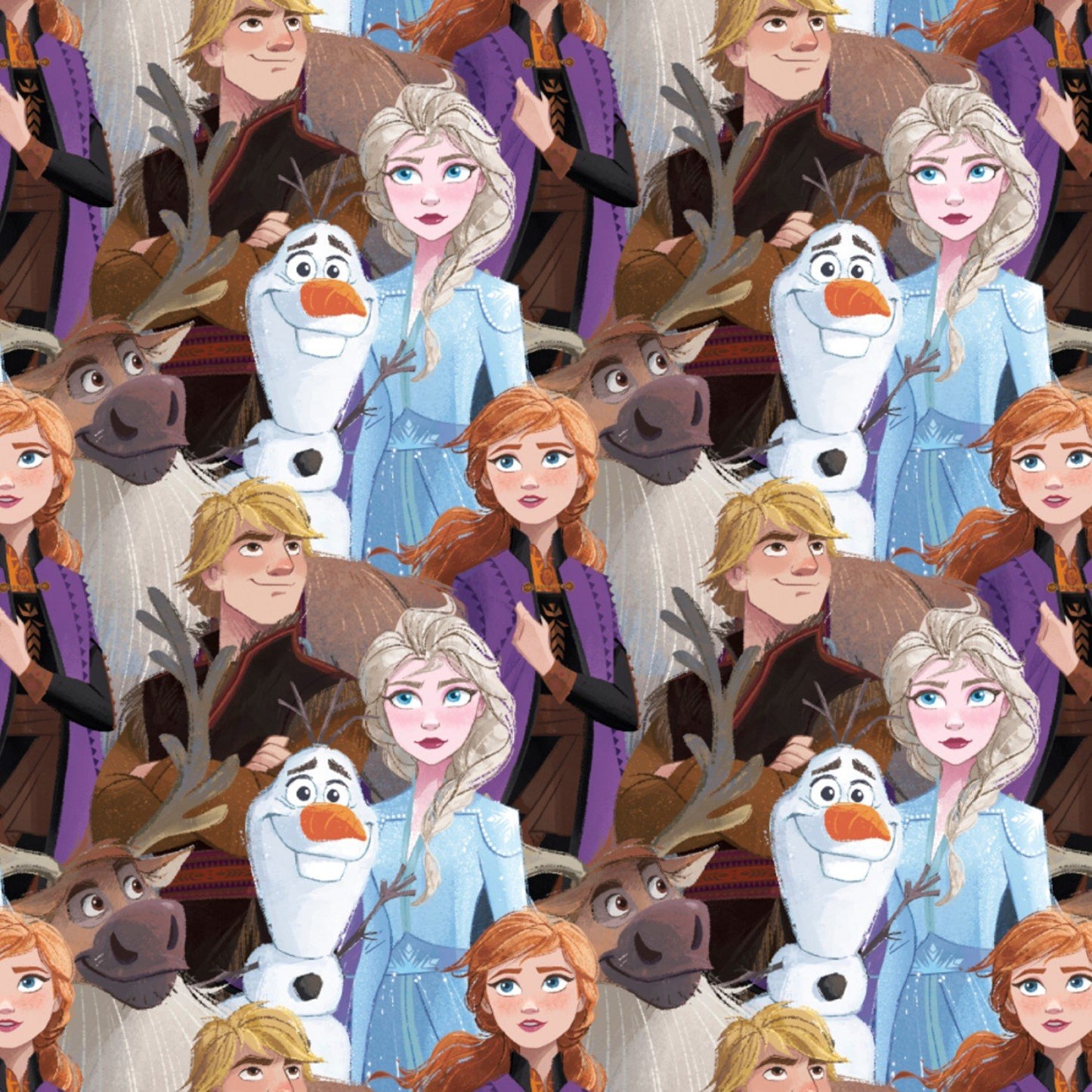 Infant & Toddler Girl's FROZEN CHARACTERS Inspired Boho Style One Piece Romper