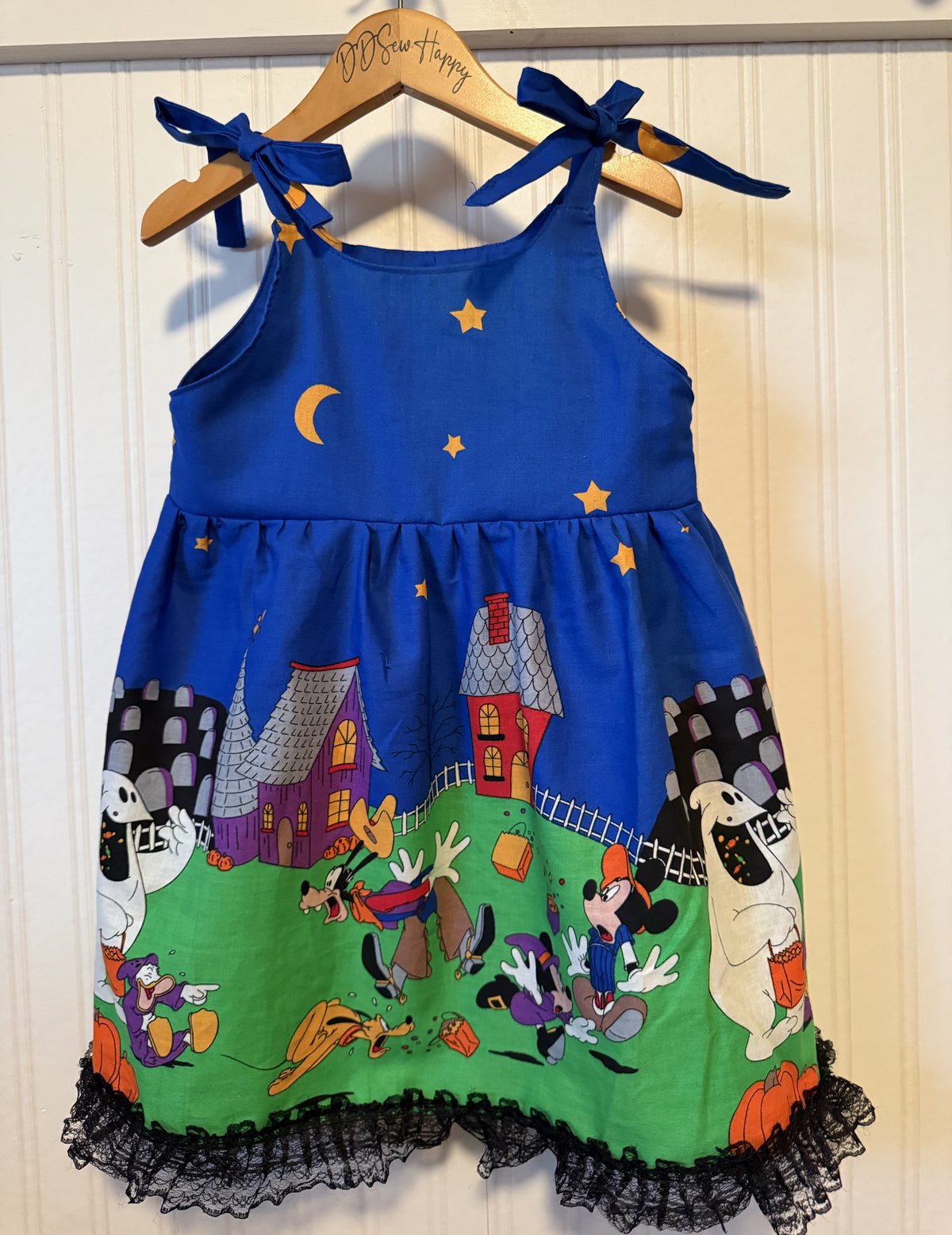 Girls, Infant and Toddlers HALLOWEEN TRICK OR TREAT MICKEY & GANG Boho Style Dress